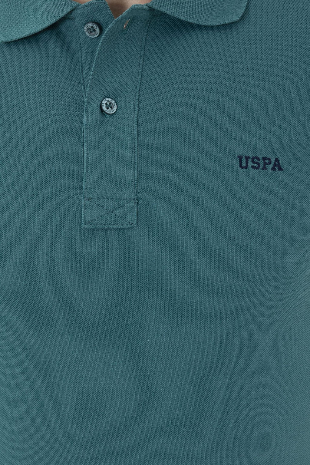 Мужская темно-зеленая базовая футболка - U.s. polo assn фото 7
