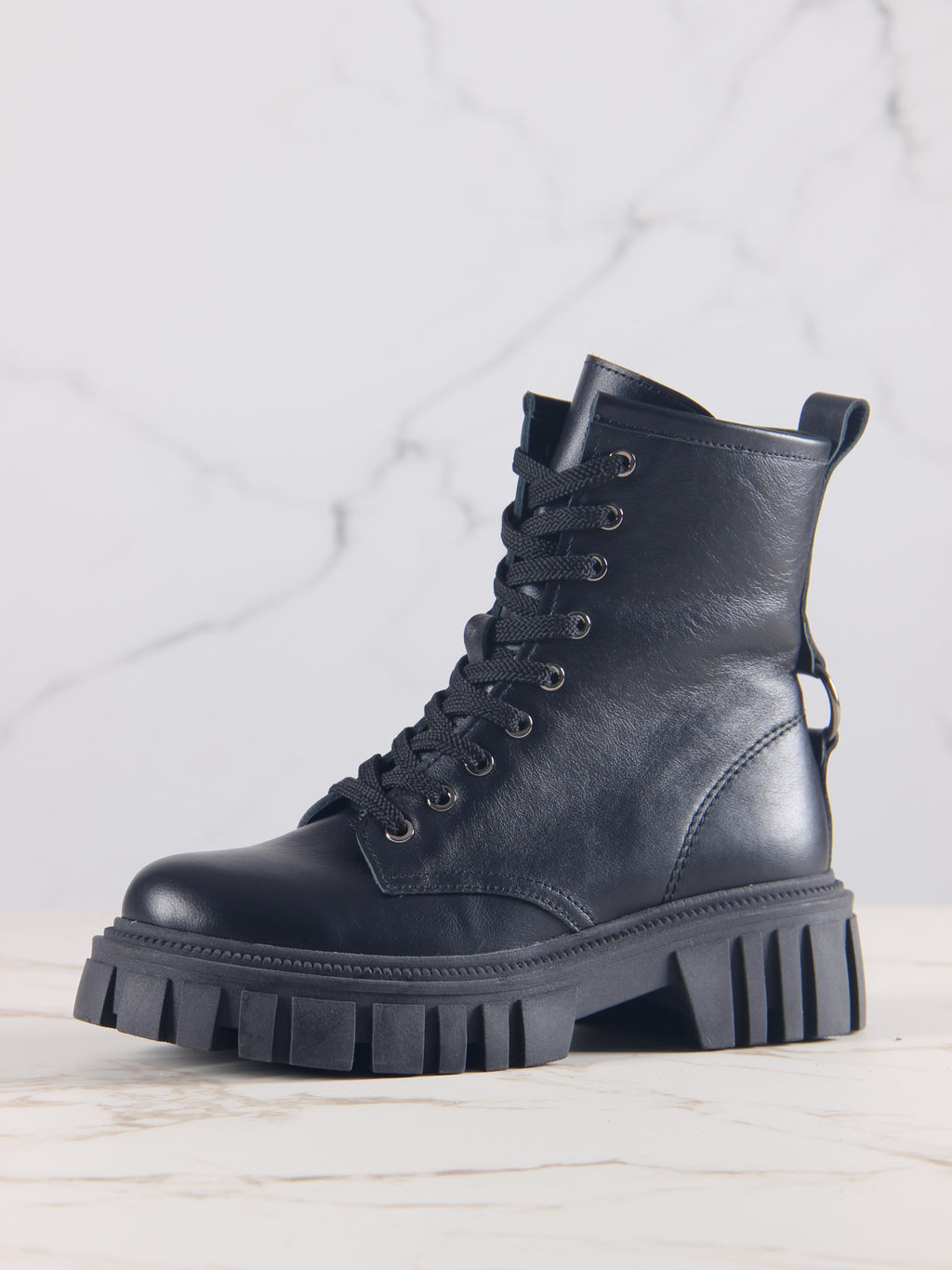 Ботинки 329.21153bl.black/Шерсть