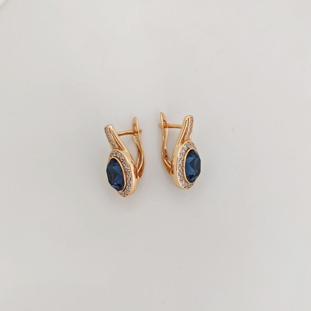 Серьги с кристаллами Swarovski