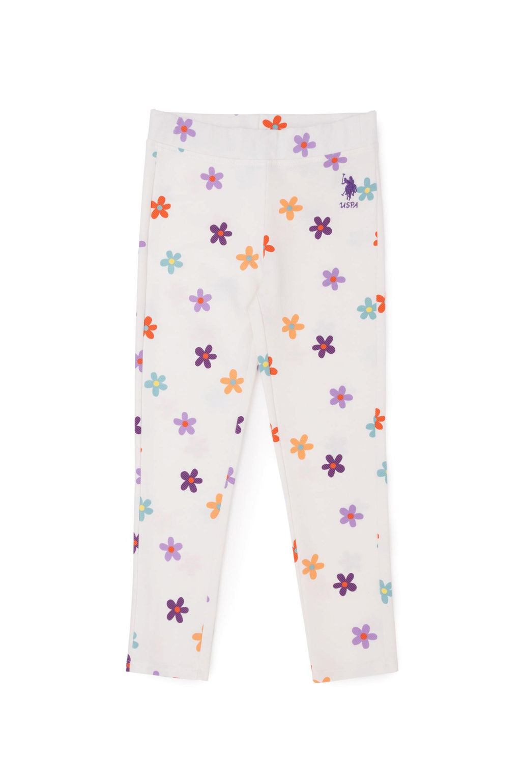 Спортивные штаны цвета экрю для девочек - U.s. polo assn фото 3