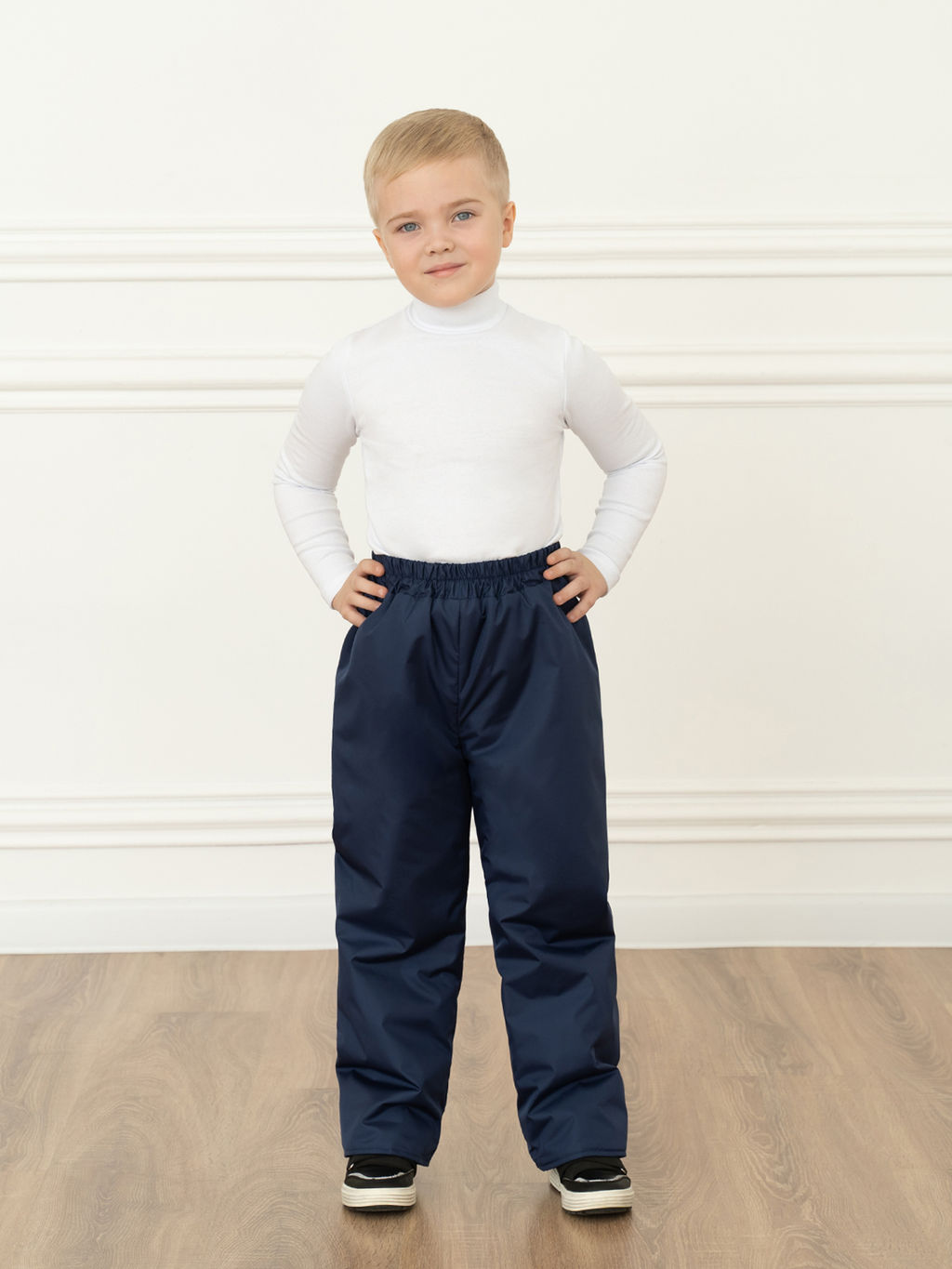 Брюки демисезонные черные - Arctic kids фото 5