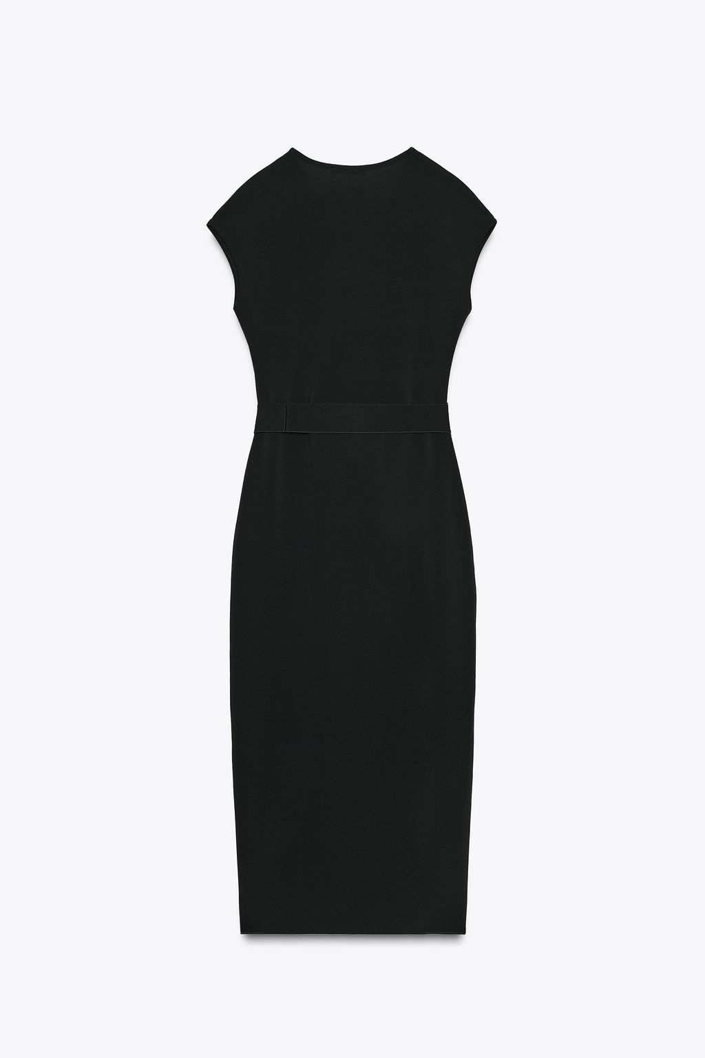 STRETCH MIDI DRESS WITH BELT - Zara фото 6