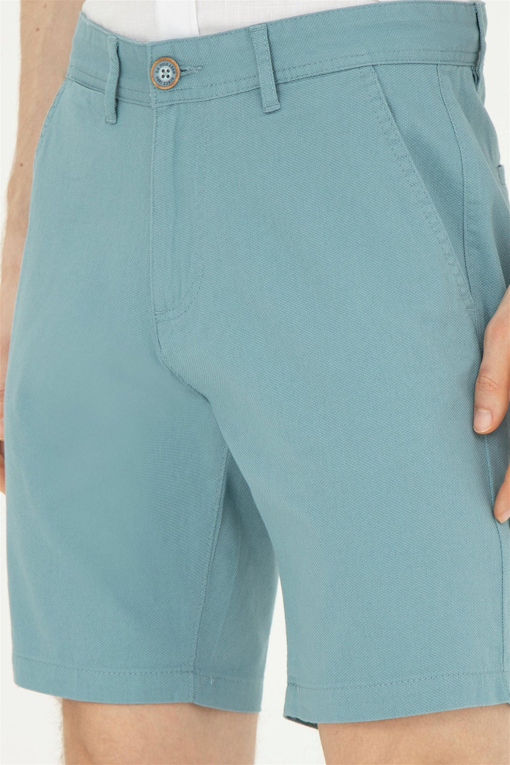 Мужские мятные тканые шорты Неожиданная скидка в корзине - U.s. polo assn фото 6