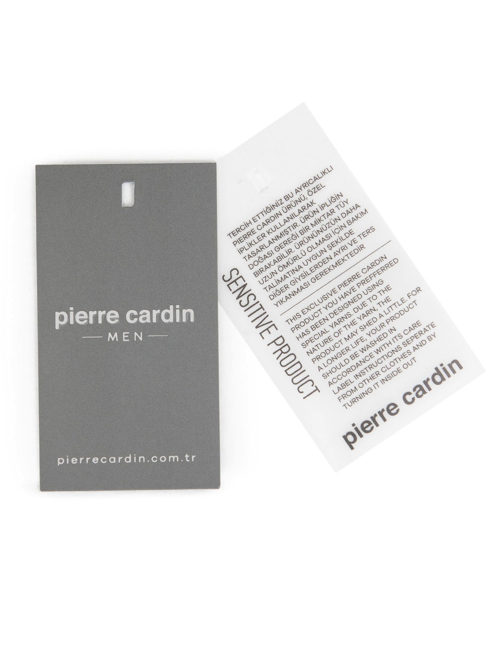 Ekru Slim Fit Fermuarl_ Polo Yaka Triko Kazak - Pierre cardin фото 7