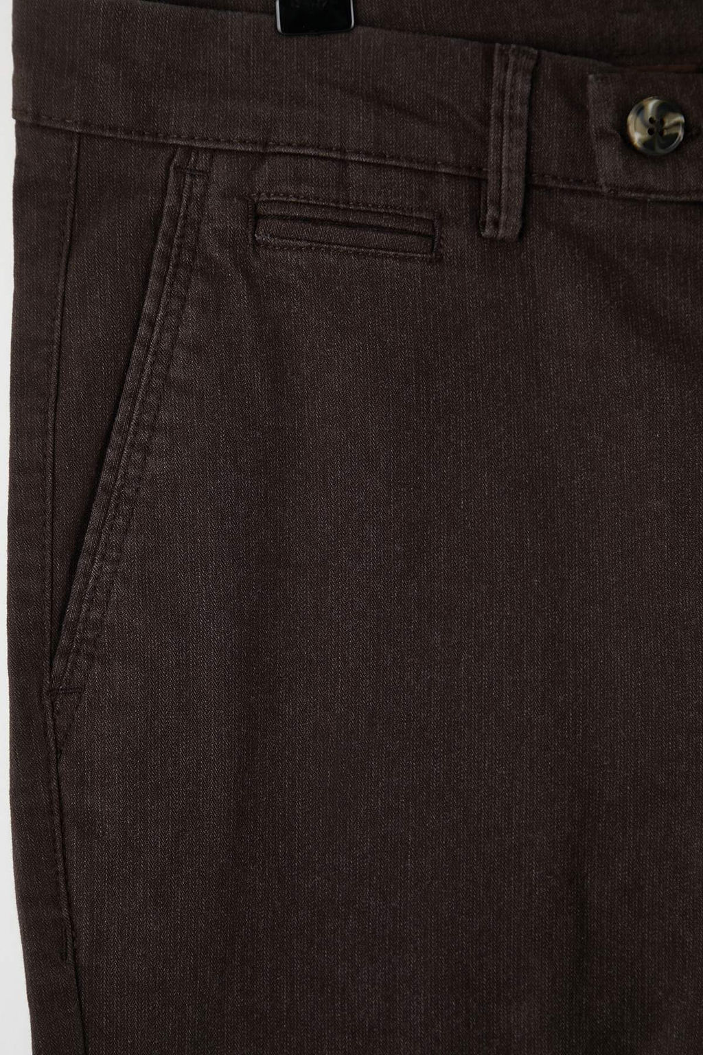 Kahverengi Erkek Dokuma Kumas Pantolon TMNAW26PL00032