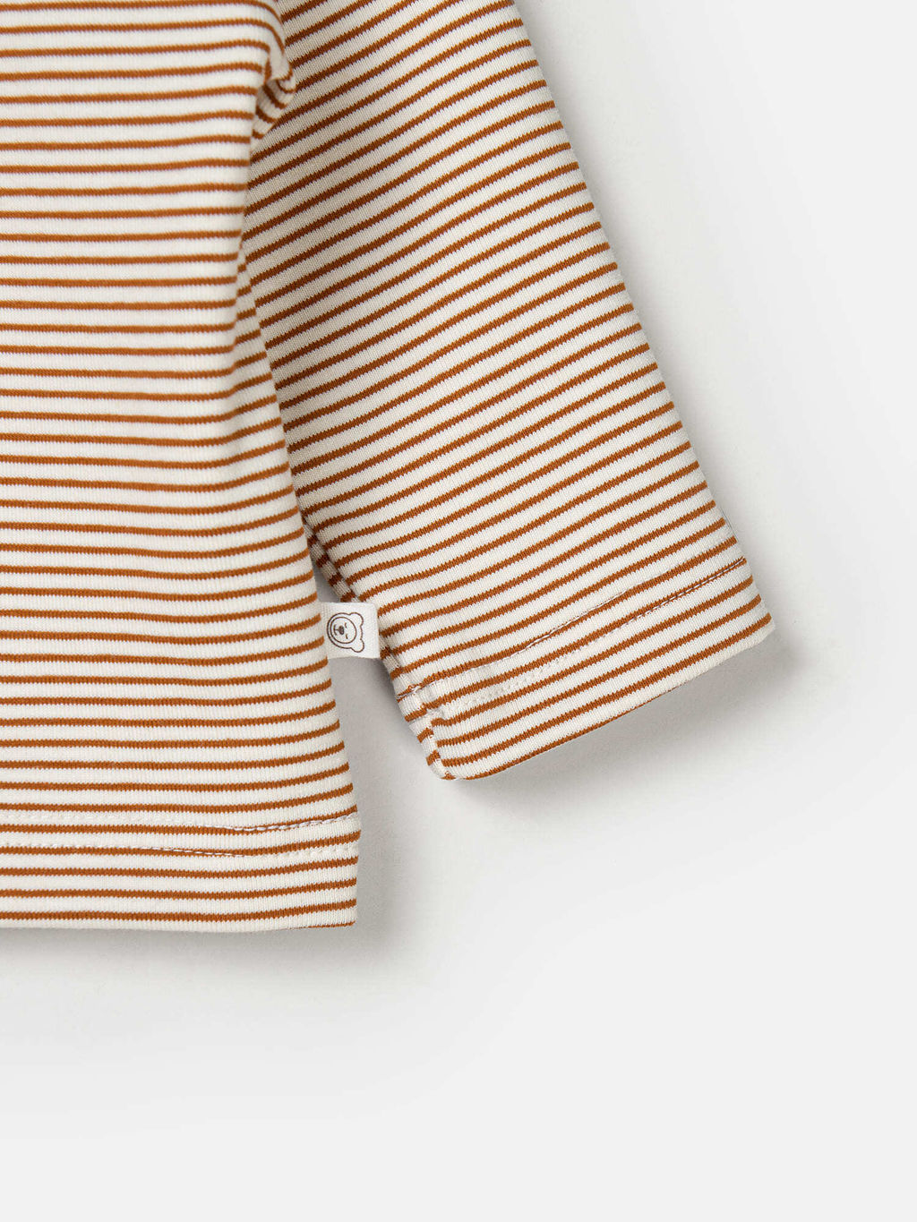 Лонгслив Полоска Экрю с начесом 0+ - Bungly фото 7