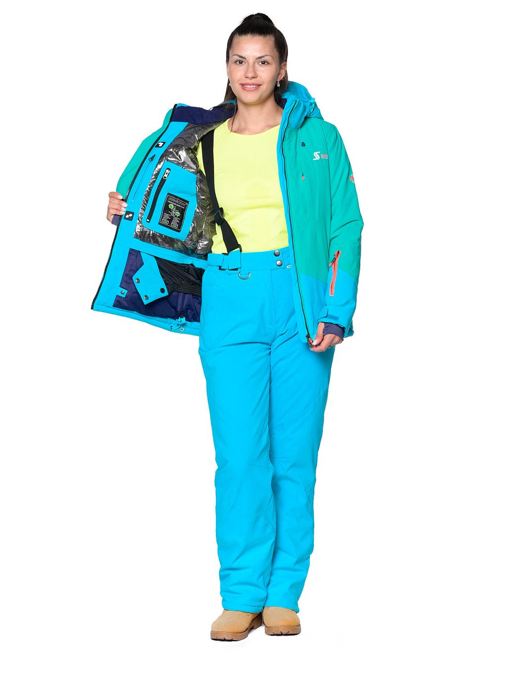 Костюм B-8777 Джинсовый - Snow headquarter фото 23