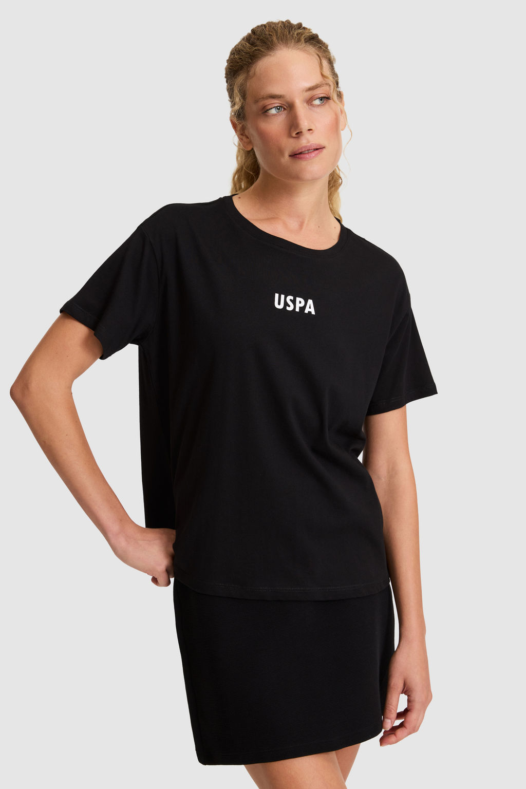 KadДn Siyah Bisiklet Yaka TiЕГrt - U.s. polo assn фото 3