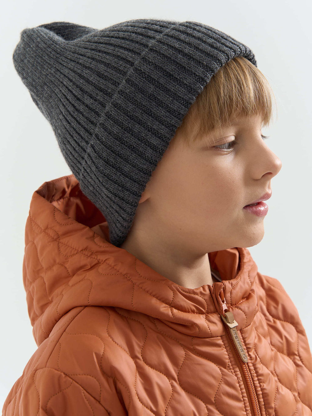 Шапка тыква из смесовой шерсти однослойная Маренго - Bungly фото 7
