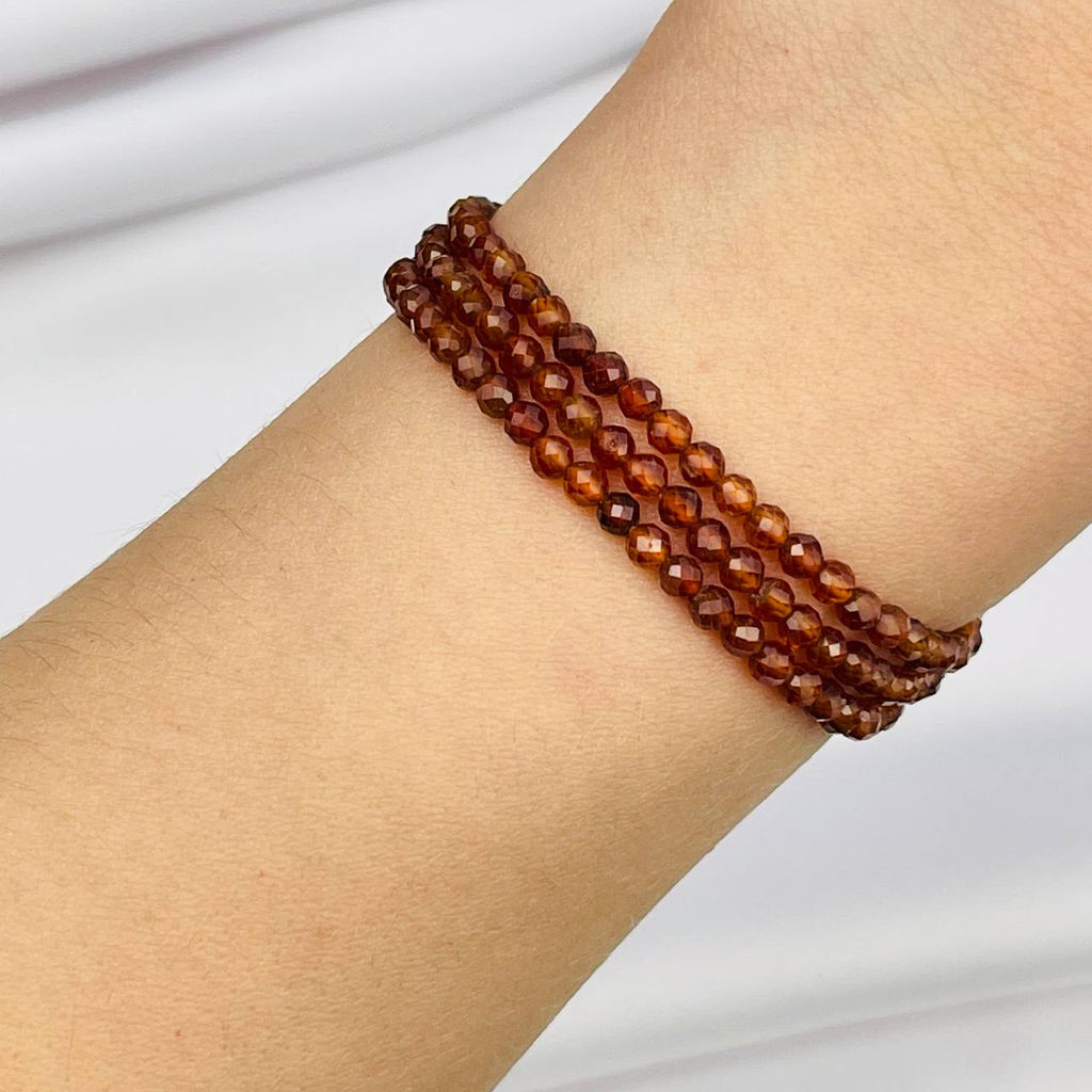 Бусины для украшений из Граната "Спессартин" огранка