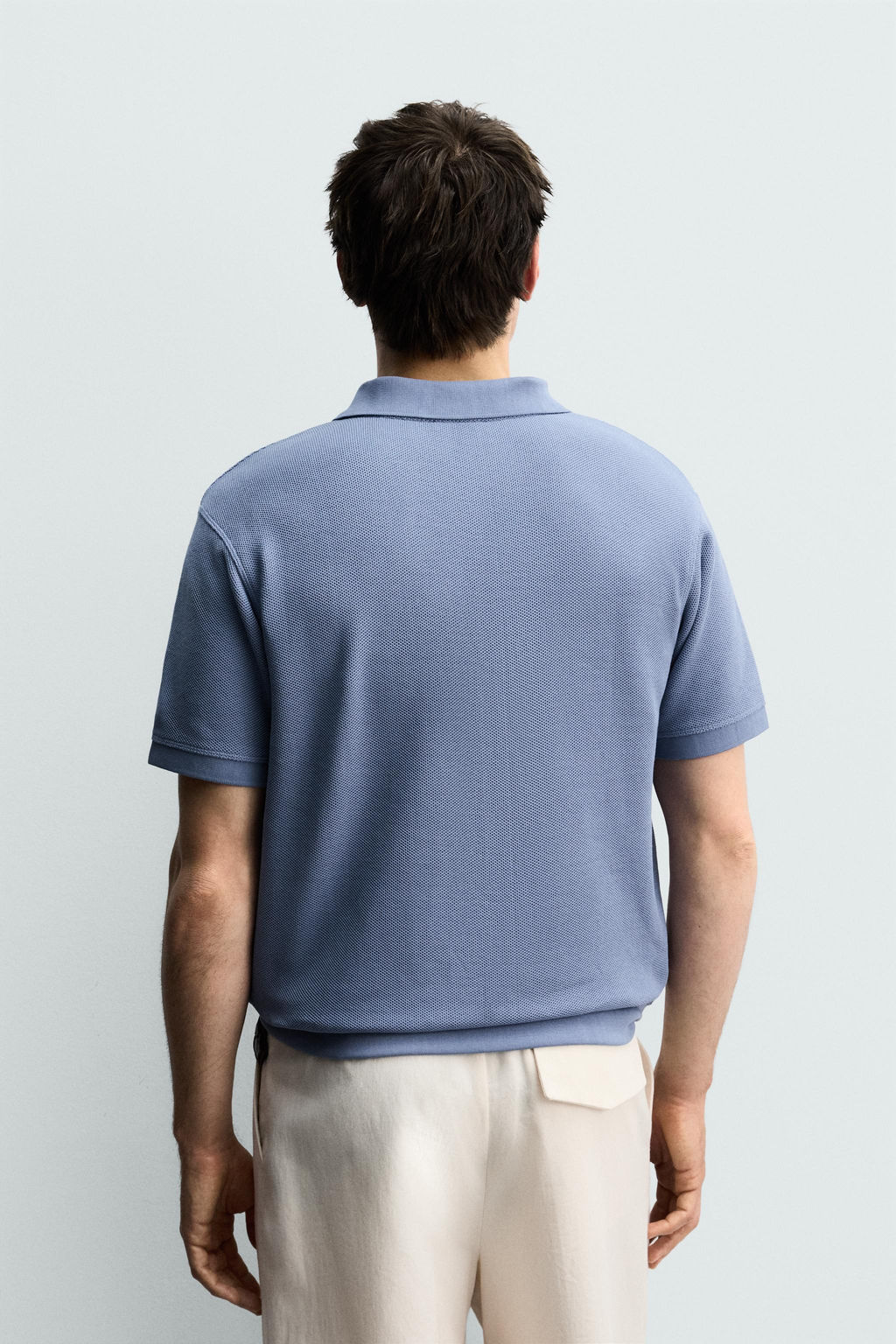 POLO PIQU? REGULAR FIT / Azul - Zara фото 3