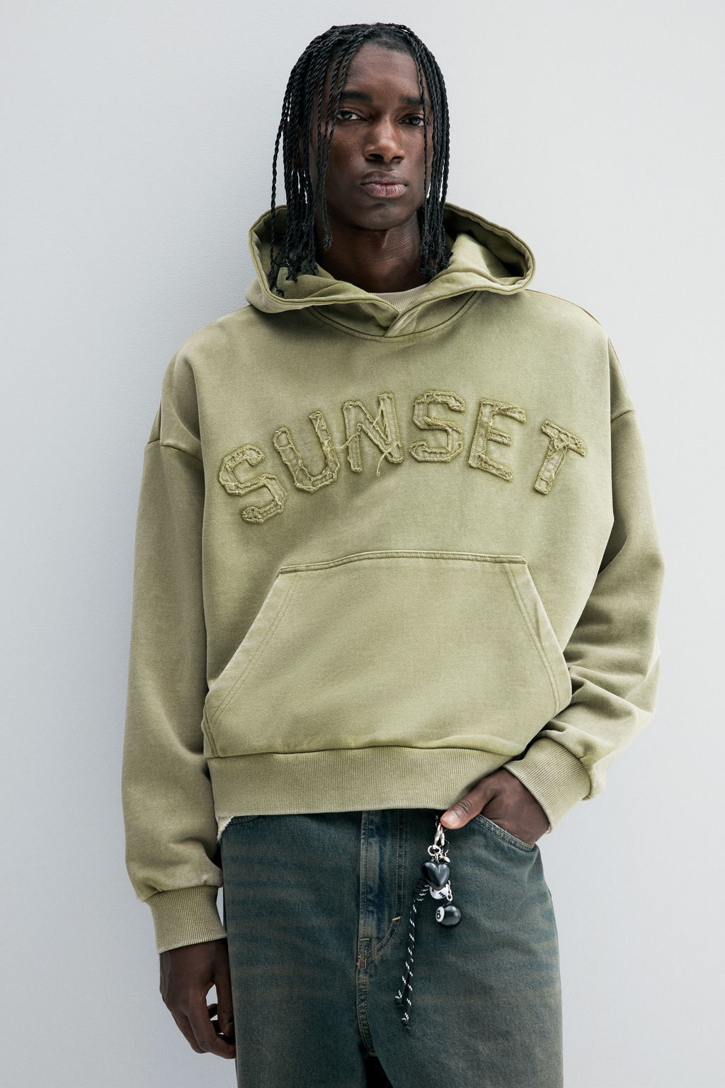 Sudadera con capucha y estampado Oversized Fit - H&m фото 6
