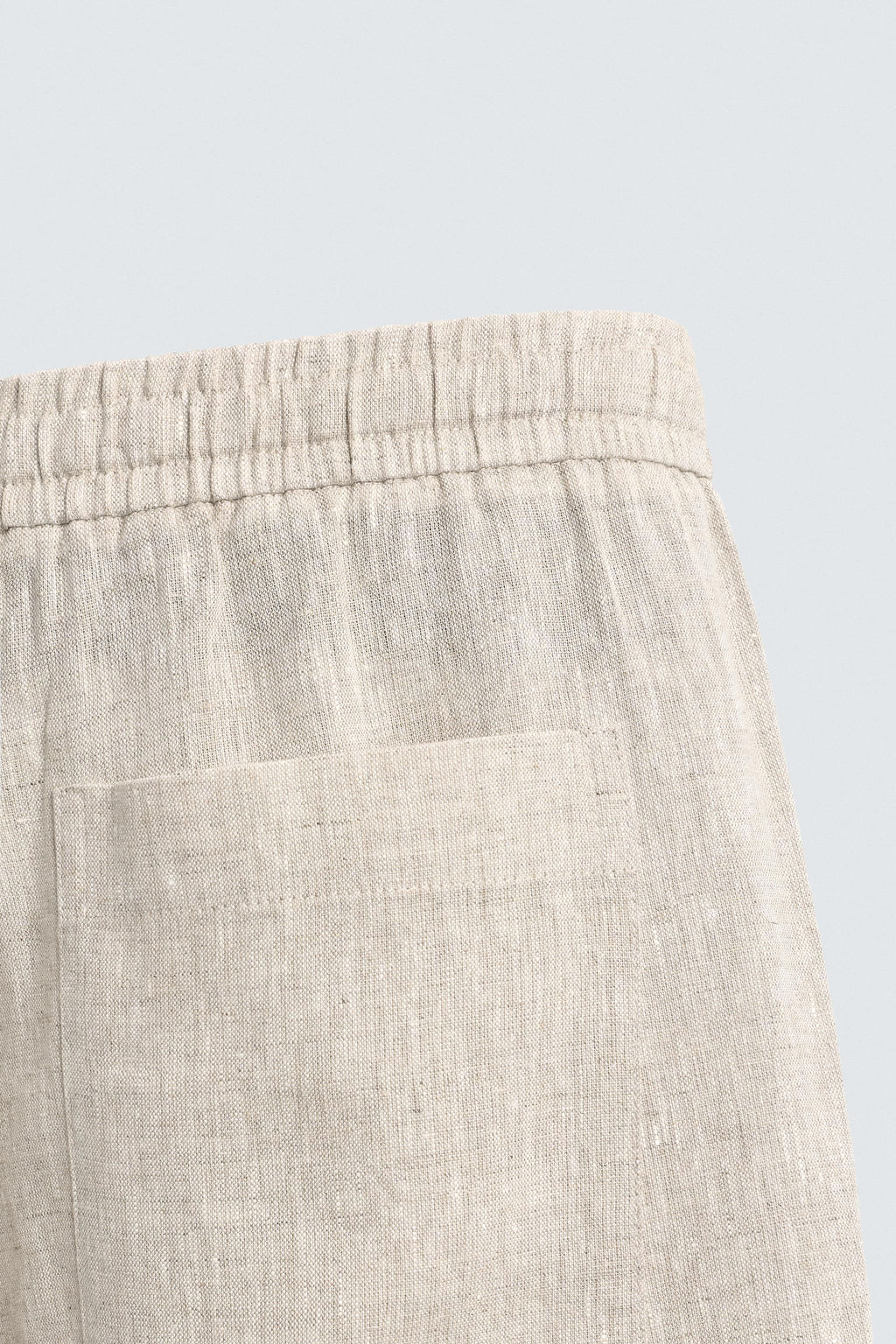 100% LINEN RELAXED FIT TROUSERS - Zara фото 19