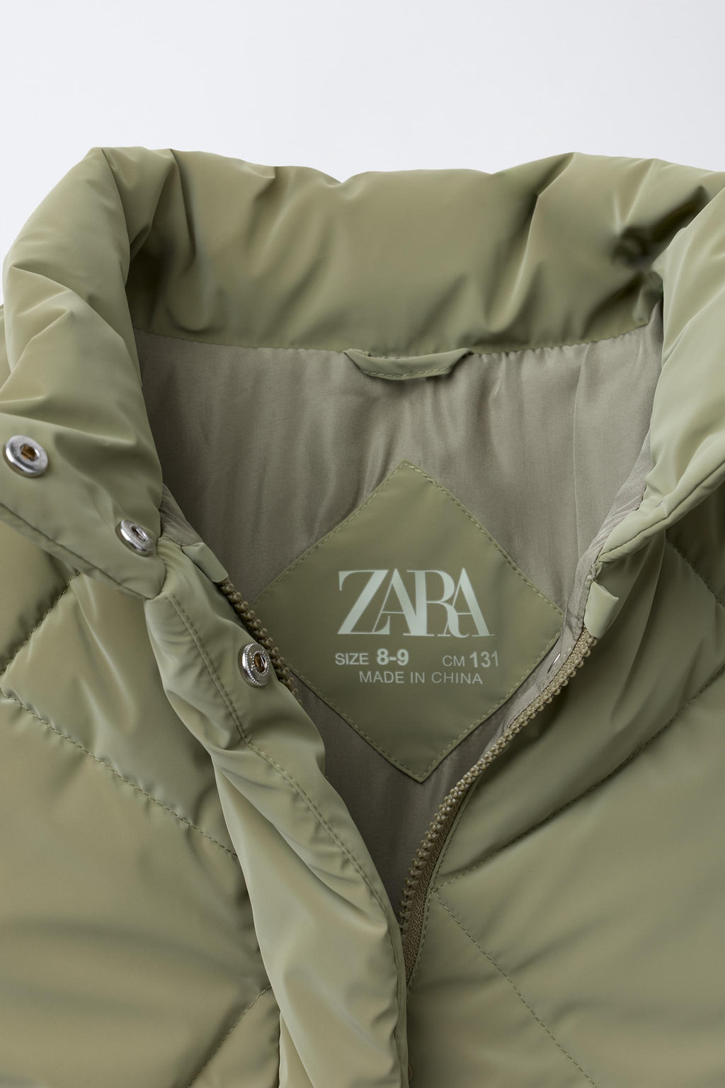 RUBBERISED PUFFER JACKET - Zara фото 7