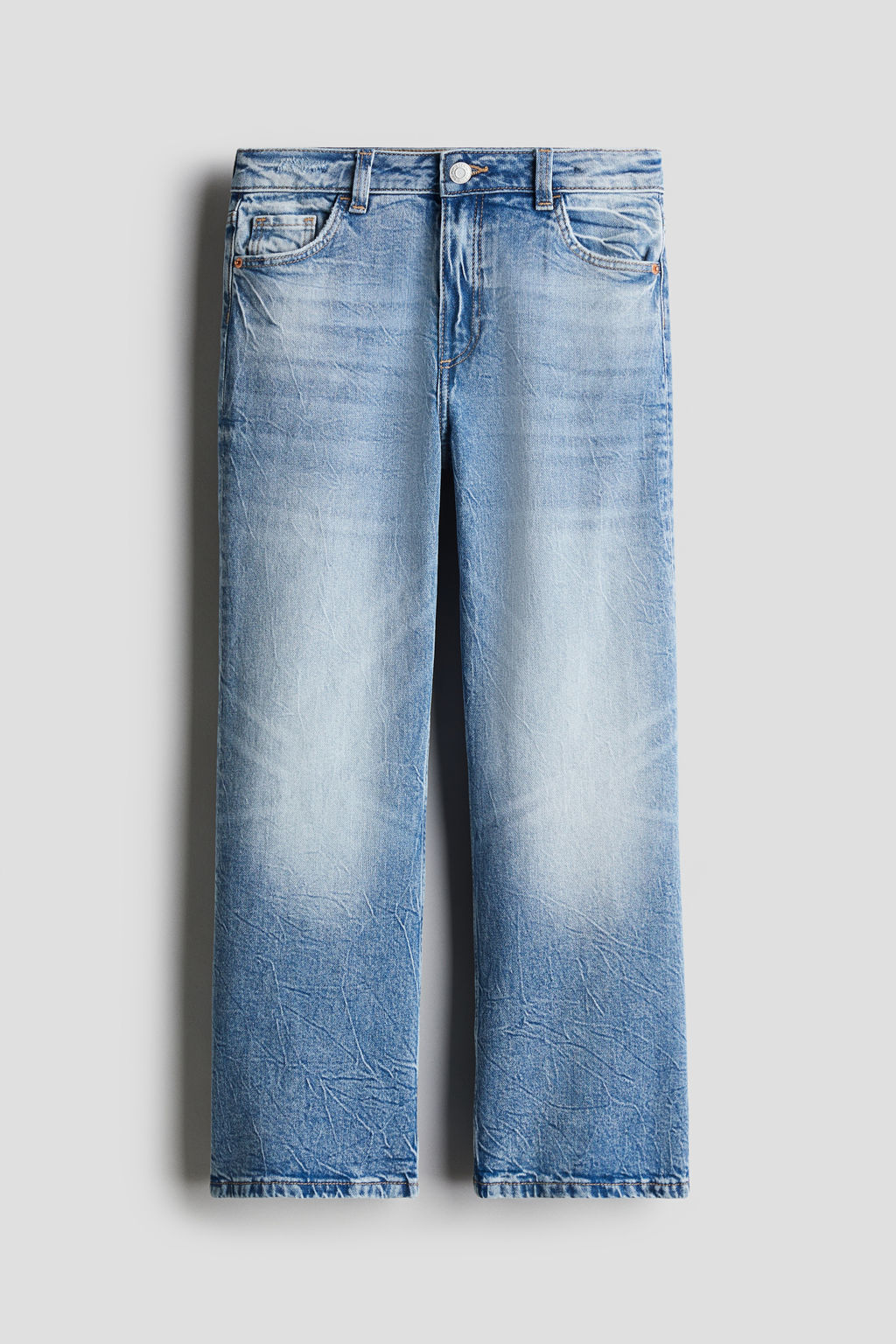 Baggy Fit Bootcut Leg Jeans - H&m фото 2