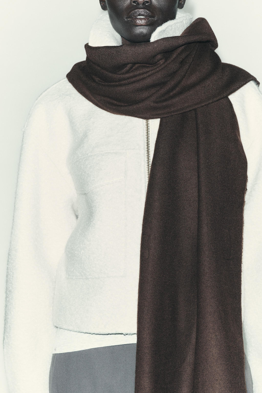 SOFT PLAIN SCARF - Zara фото 2