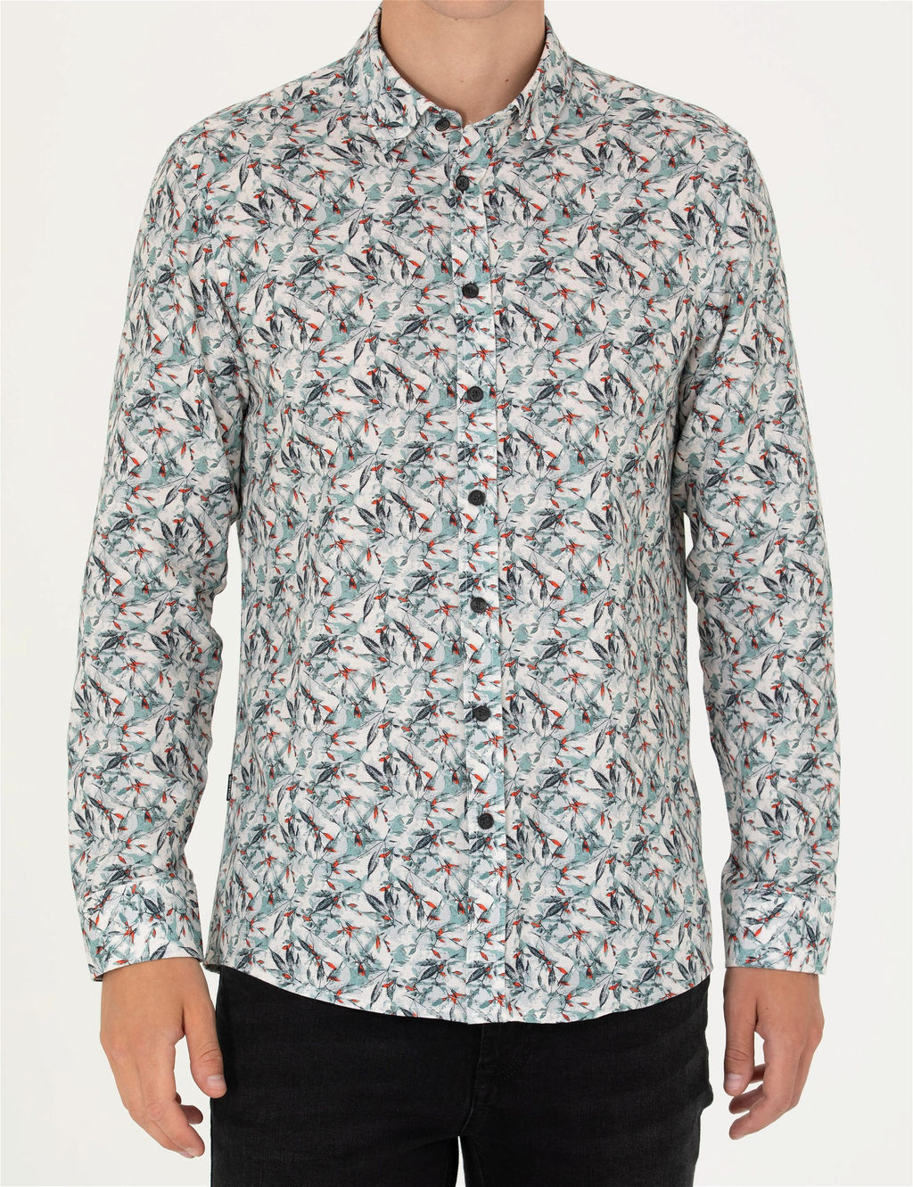 Mint Slim Fit Uzun Kollu G_mlek - Pierre cardin фото 6