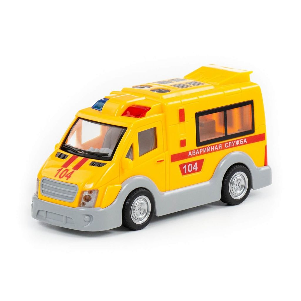Аварийная служба, автомобиль инерционный (со светом и звуком) (в коробке) - Полесье фото 6