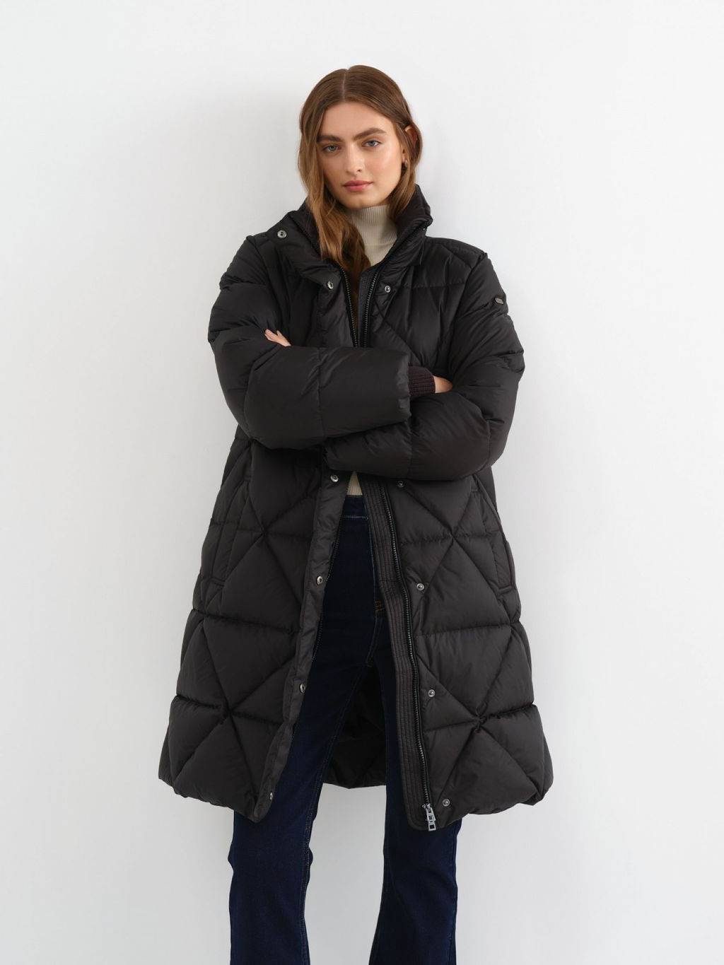 Conso/WDM 230553 - nero Пуховое пальто  фото 2