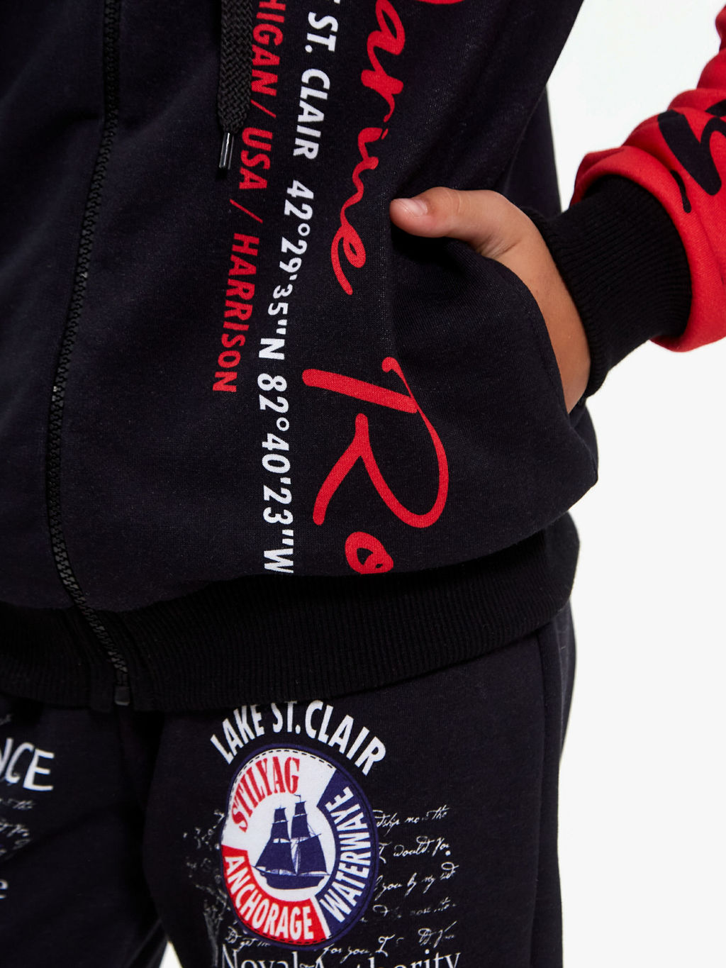 Спортивный костюм "Королевская Морпехота",красный