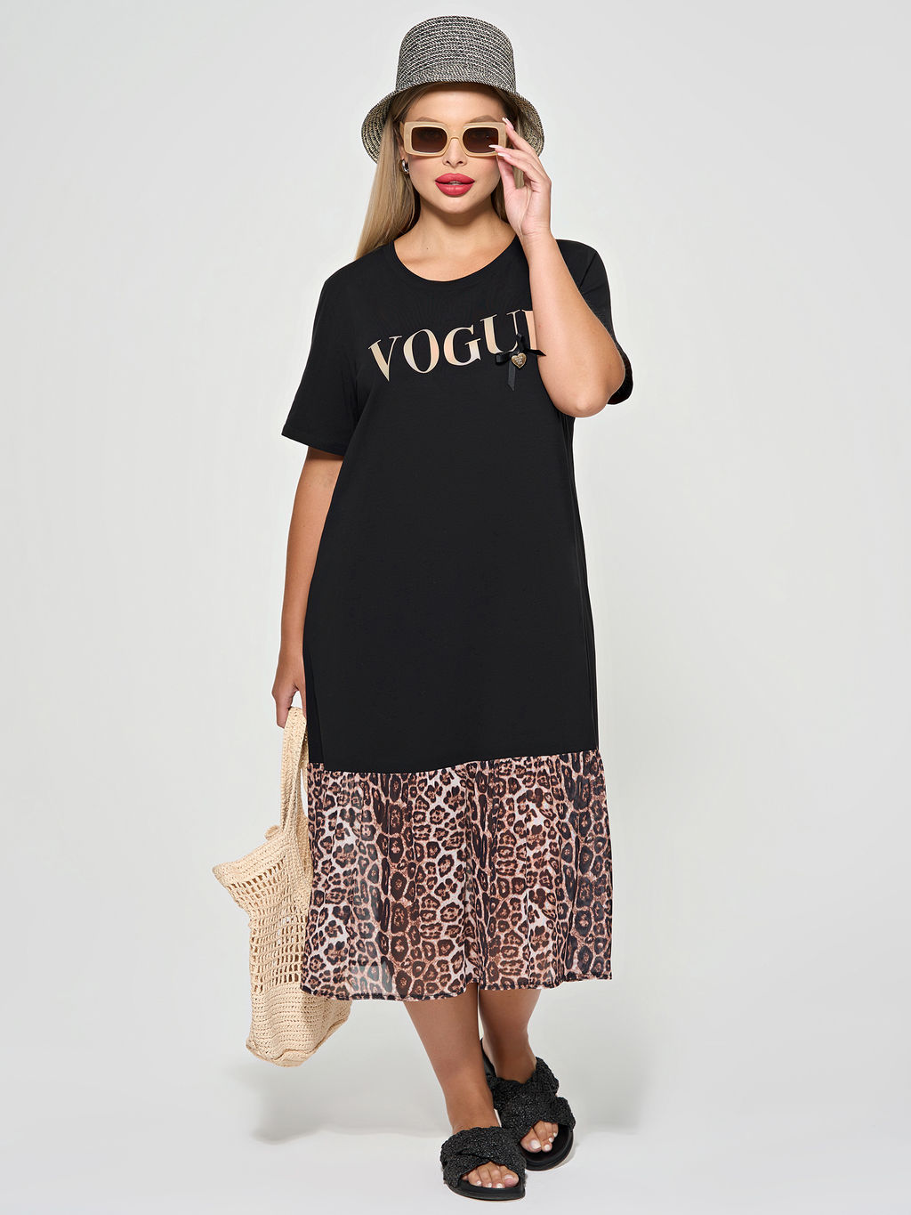 Платье 0387-1с глубокий черный - Dora фото 34