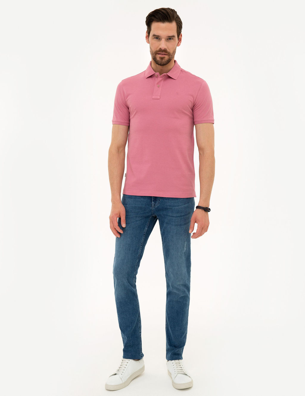 G_l Kurusu Slim Fit Polo Yaka Basic Ti__rt