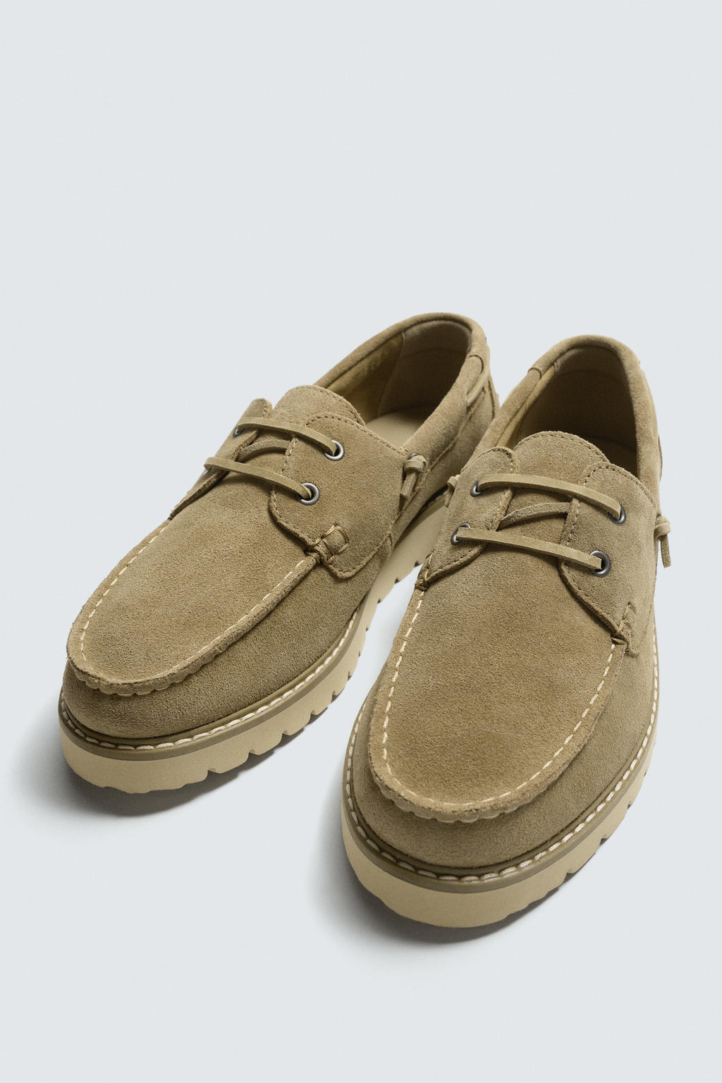 ZAPATO N?UTICO PIEL / Beige - Zara фото 5