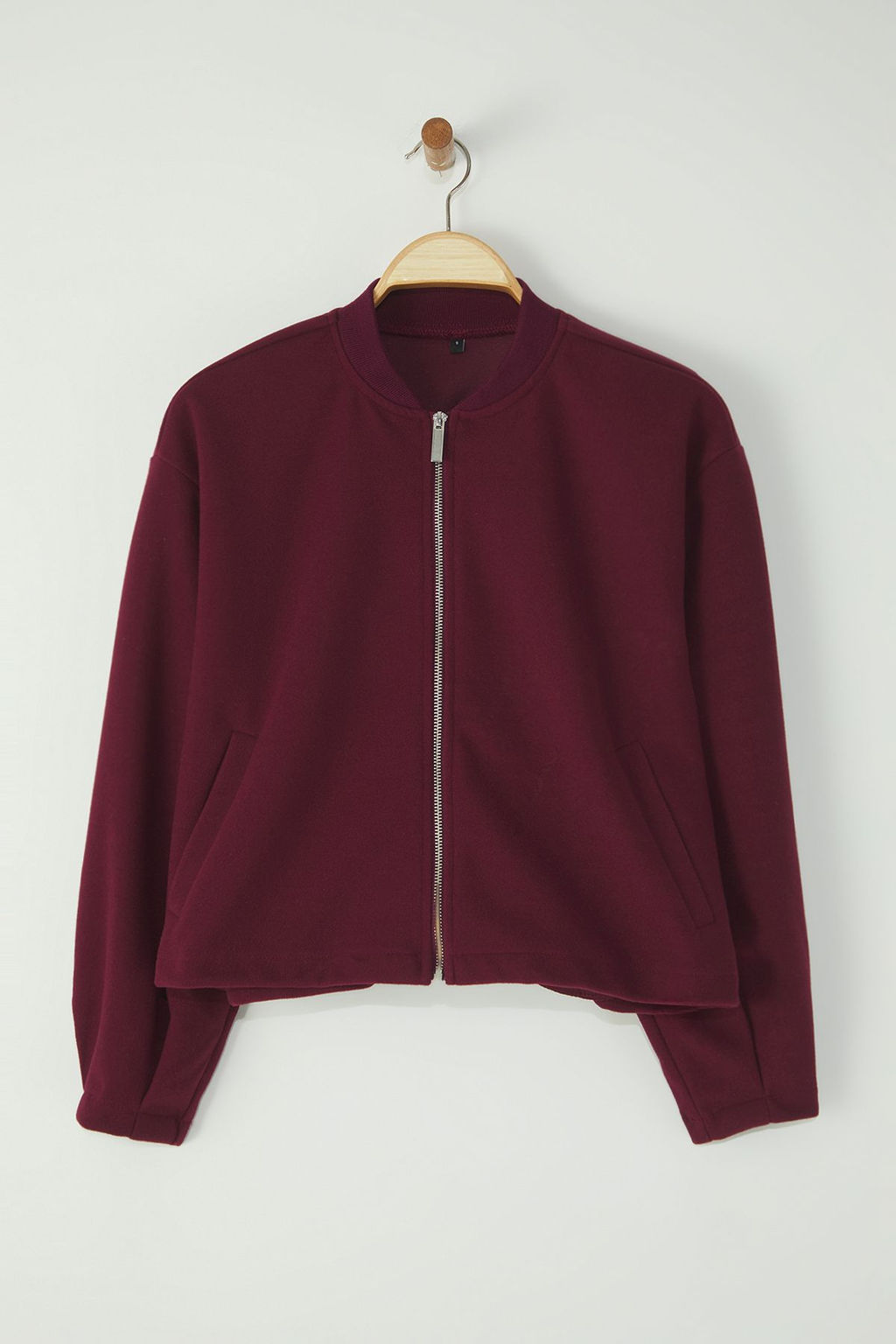 TRENDYOLMILLA Siyah Oversize Kase Bomber Ceket Mont TWOAW25MO00053  фото 5