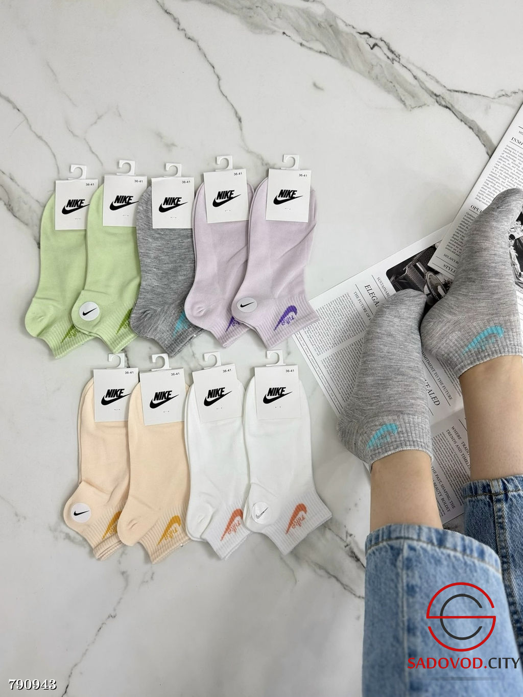 Женские базовые носки, 10 пар - Bruno фото 6