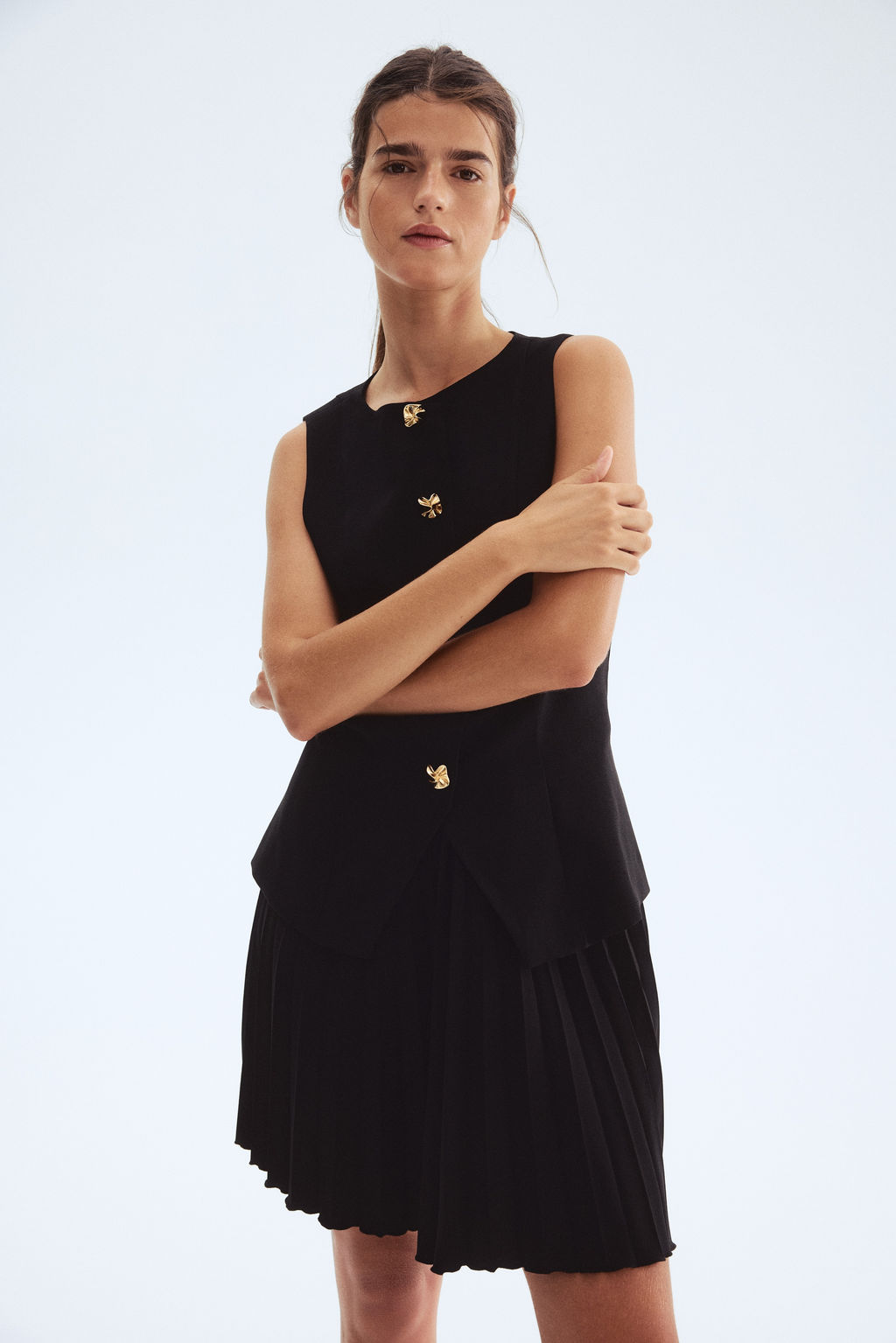 Vestido con cuerpo chaleco - H&m фото 7