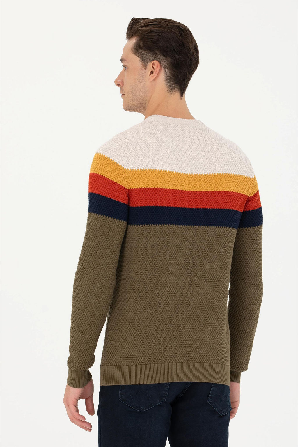 Мужской свитер цвета хаки Неожиданная скидка в корзине - U.s. polo assn фото 5