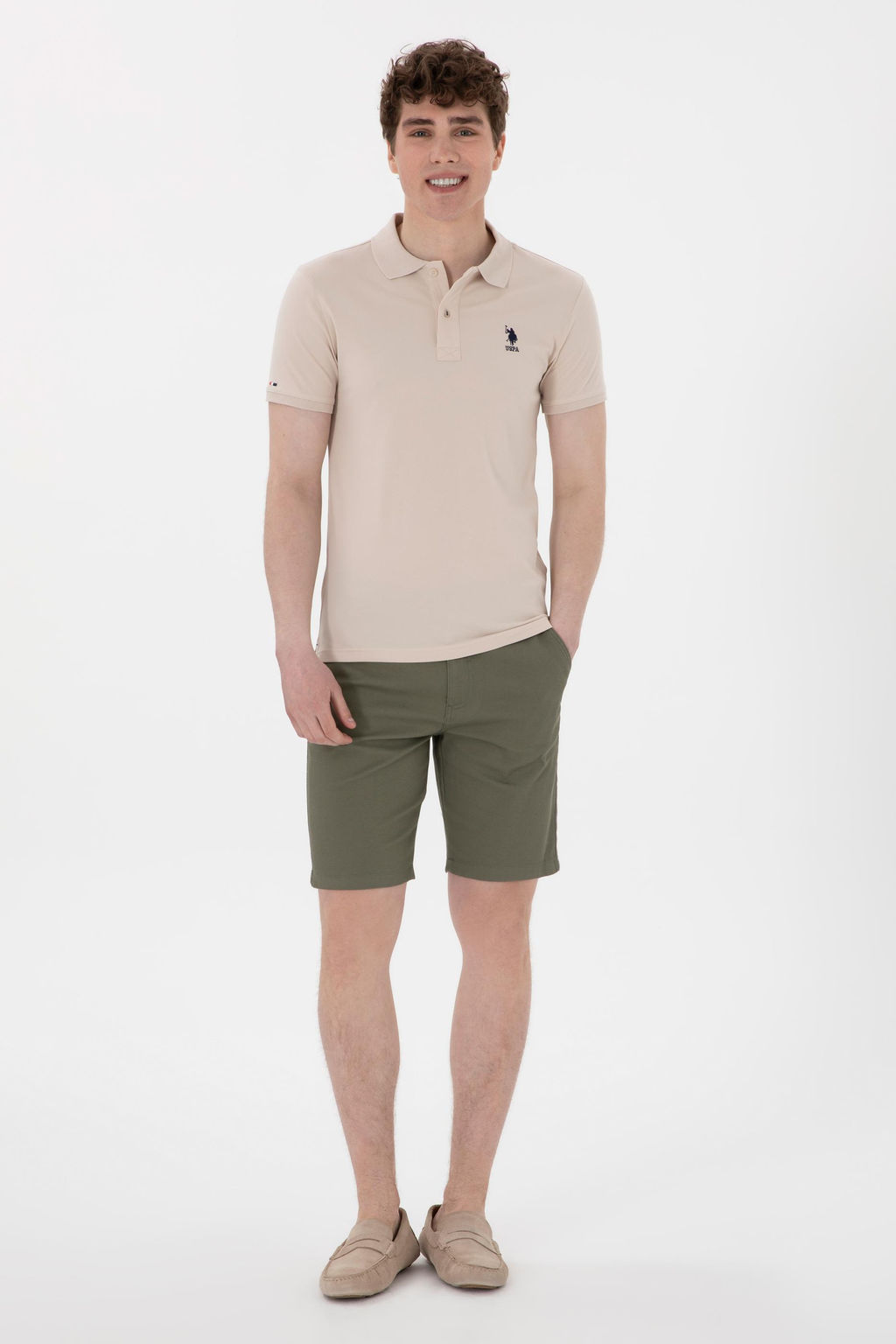 Erkek Slim Fit Polo Yaka Ta_ Basic Ti__rt Sepette S_rpriz _ndirim - U.s. polo assn фото 4