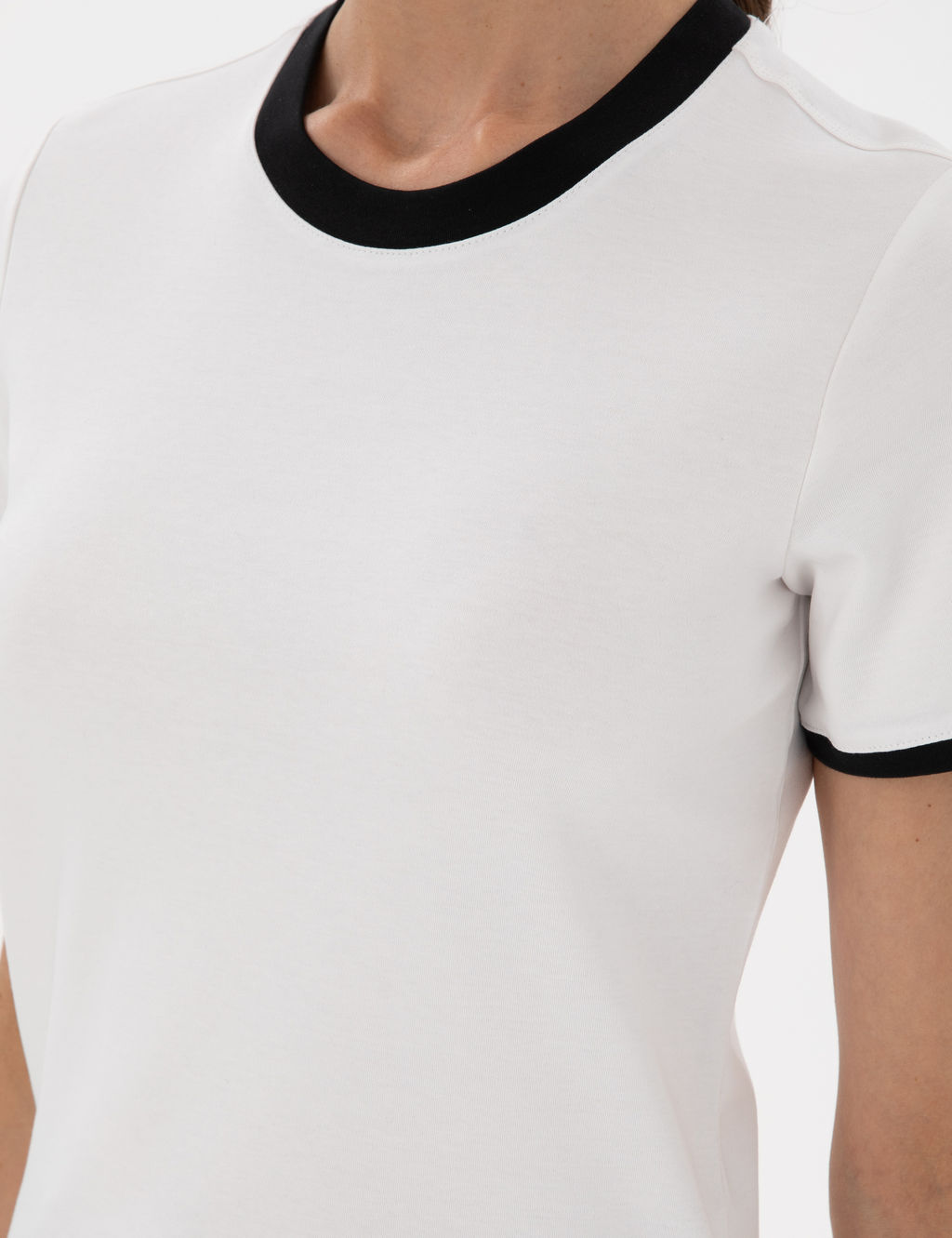Beyaz Slim Fit Ti__rt