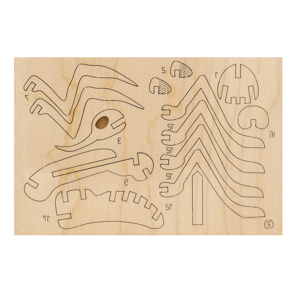 REZARK NIZ-08 Серия Живая природа Пазл 3D 28 элемент. Богомол