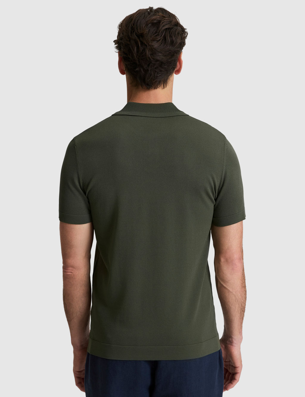 Ekru Slim Fit Apa_ Yaka Triko Ti__rt