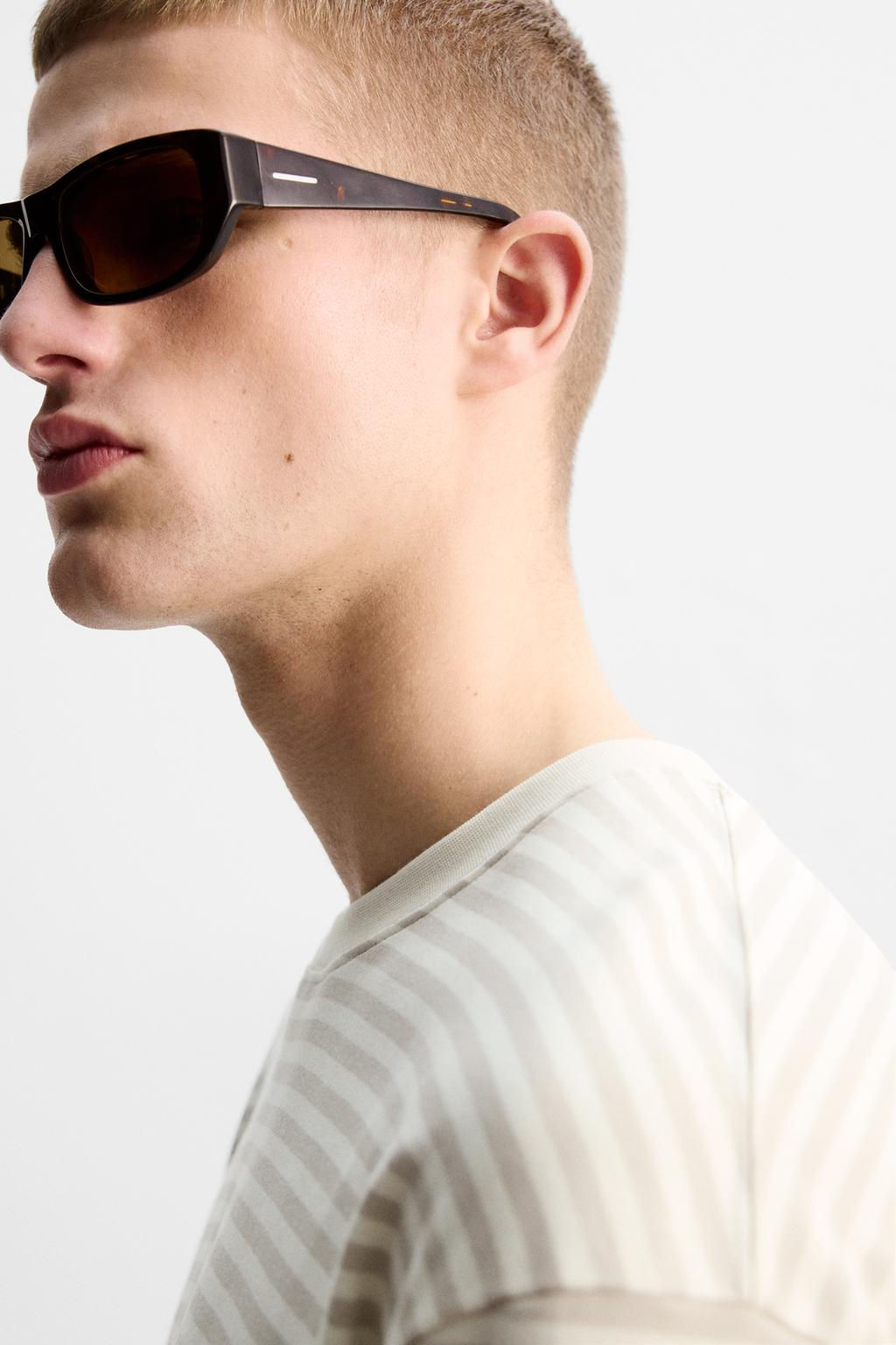 LIMITED EDITION STRIPED T-SHIRT - Zara фото 7