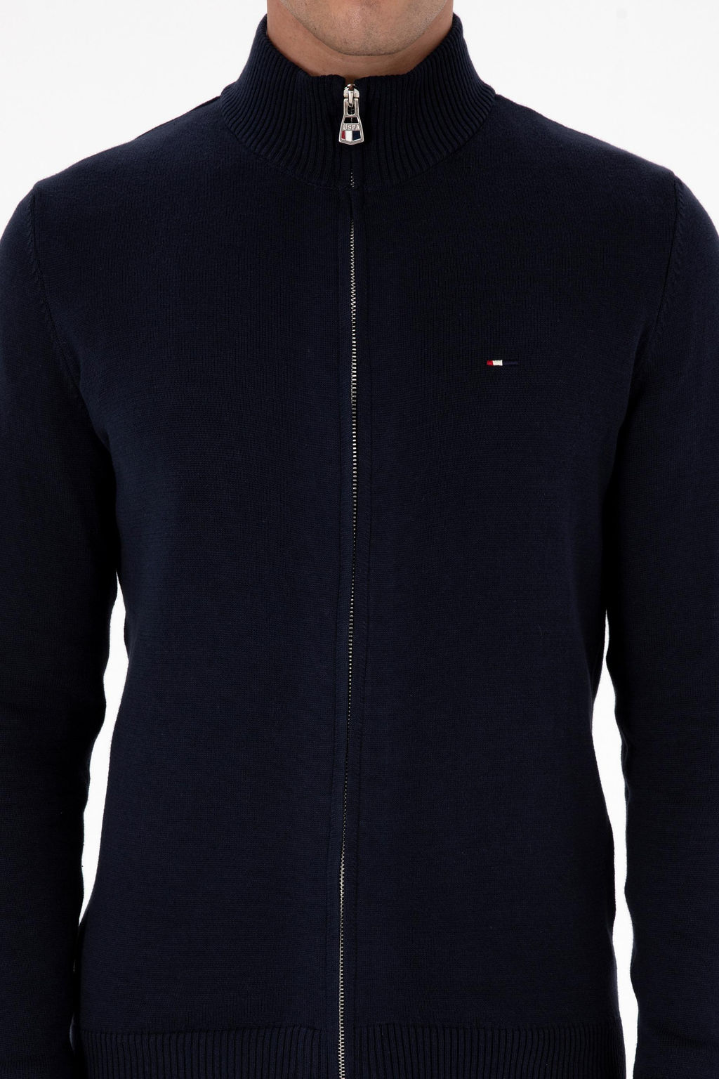 Erkek Slim Fit Lacivert Basic Triko H_rka Sepette S_rpriz _ndirim - U.s. polo assn фото 13