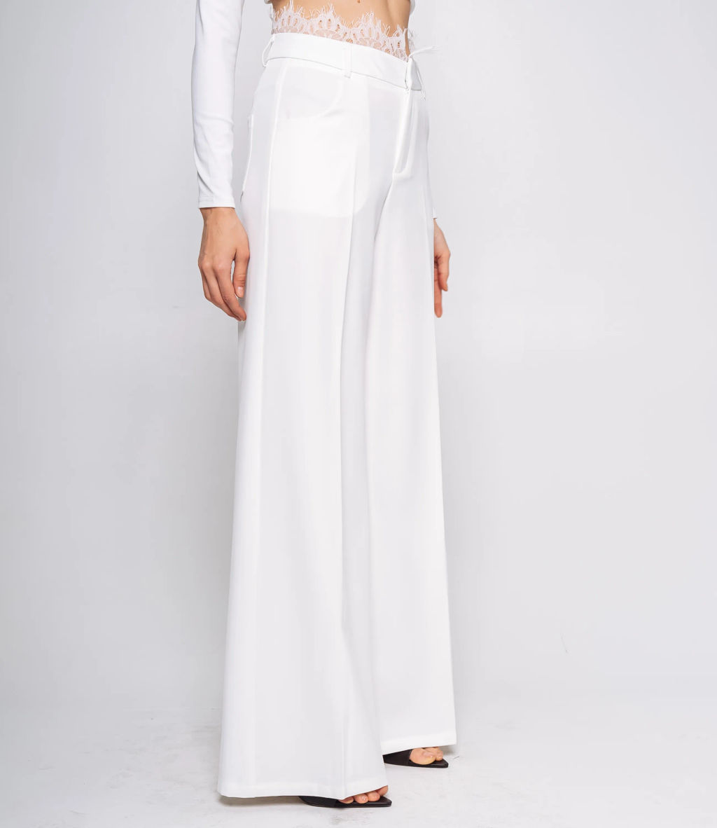 Брюки #КТ16580, белый