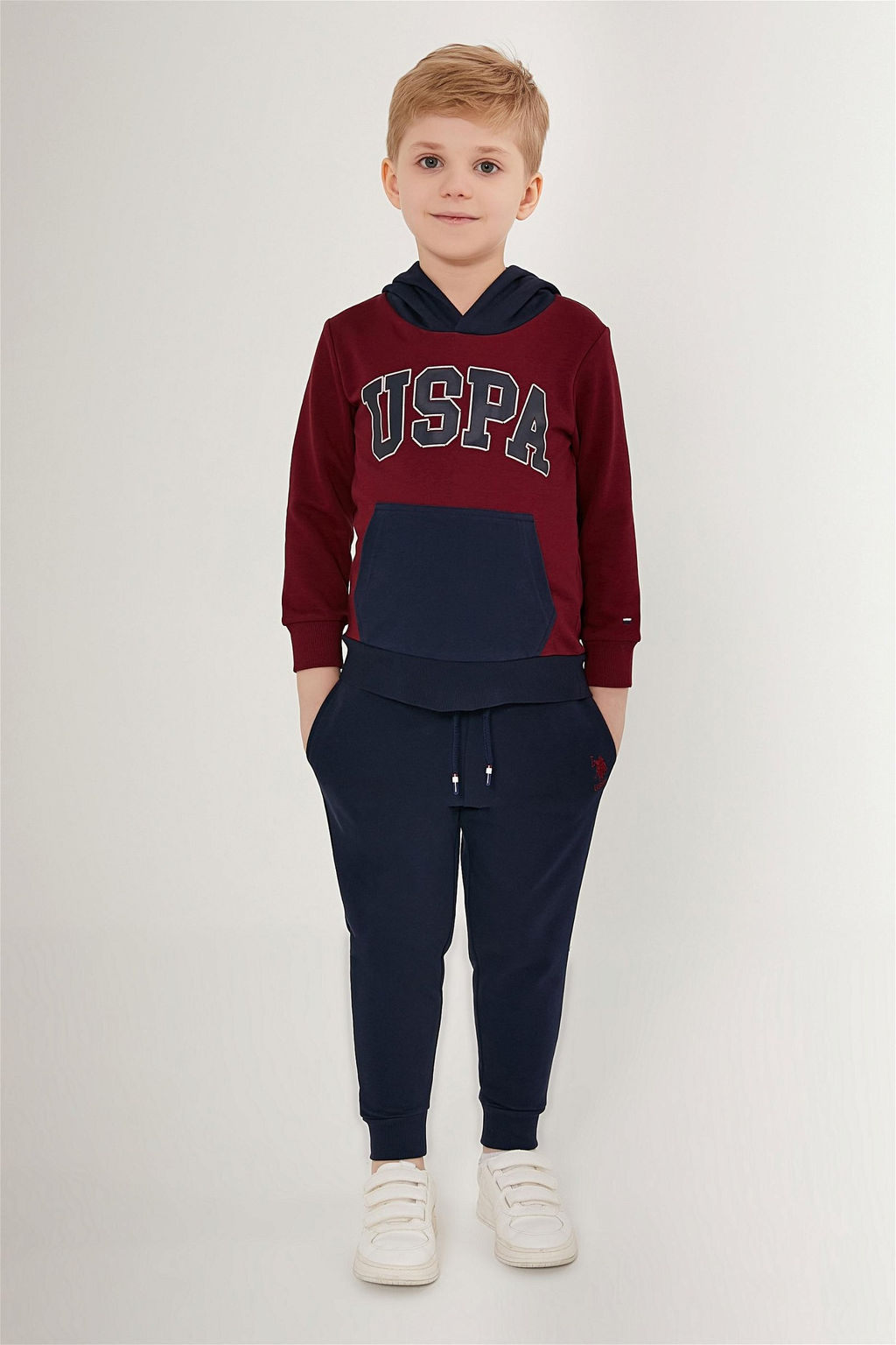 U. S. Polo Assn Серый меланжевый пижамный комплект для мальчика - U.s. polo assn фото 6