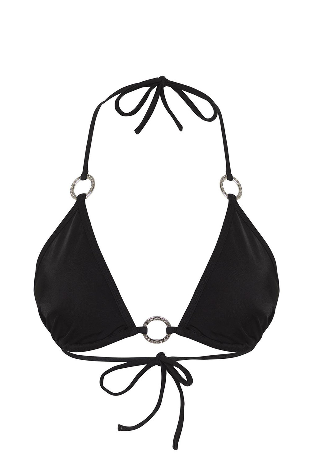Siyah Ucgen Aksesuarl? Bikini Ustu TBESS25BU00019