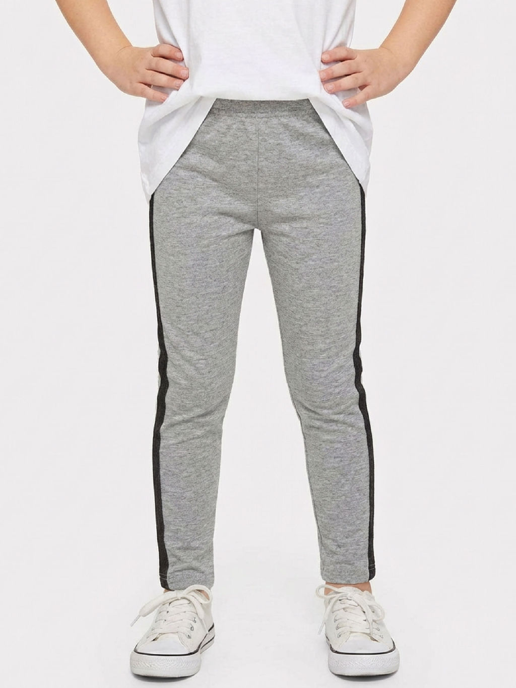 Бриджи (лосины) с лампасом UD 3728 серый - Mini maxi фото 2