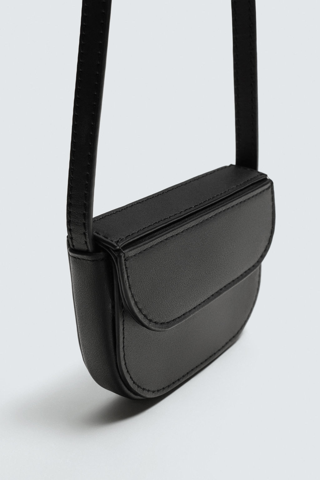 MINI LEATHER CROSSBODY BAG - Zara фото 7