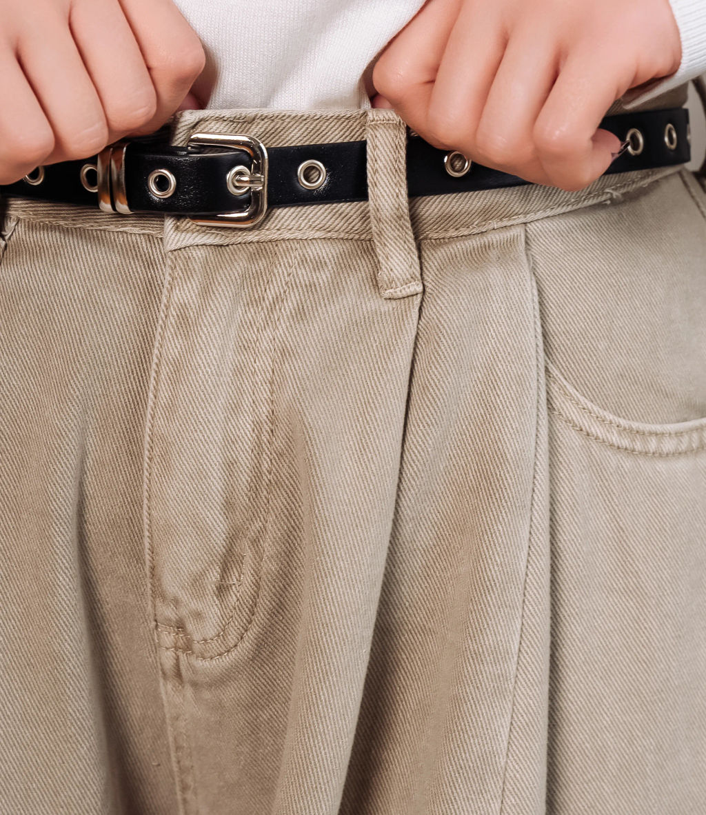 Джинсы #КТ8512 (2), бежево-серый - Dommod фото 5