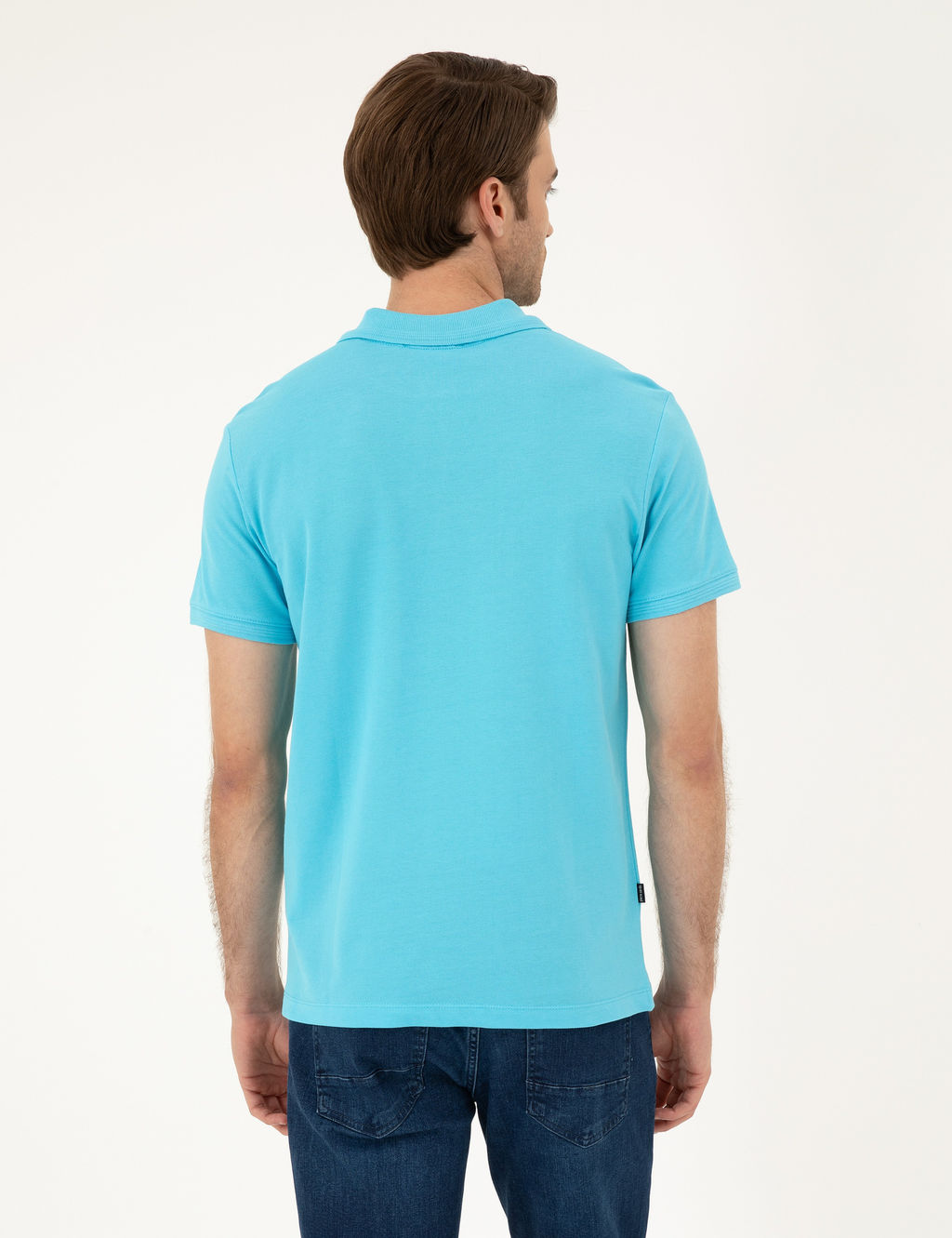 Turkuaz Slim Fit Basic Ti__rt