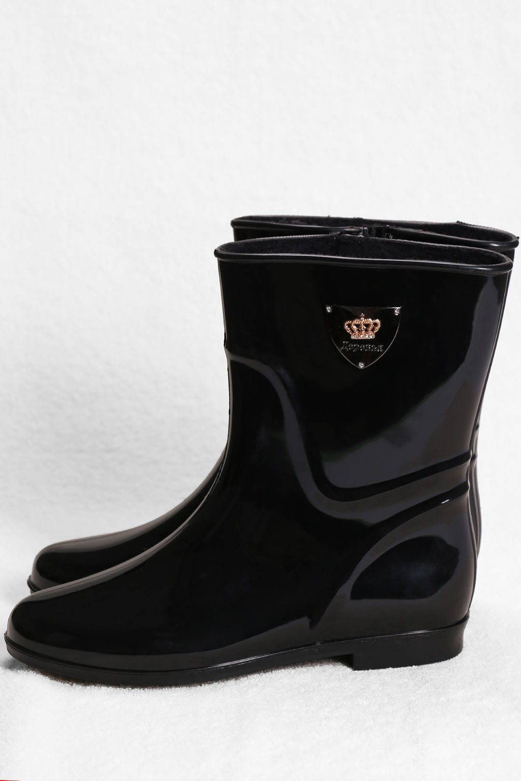 Сапоги резиновые на молнии