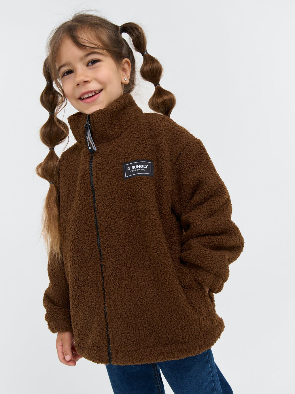 Толстовка букле Шоколад утепленная - Bungly фото 2