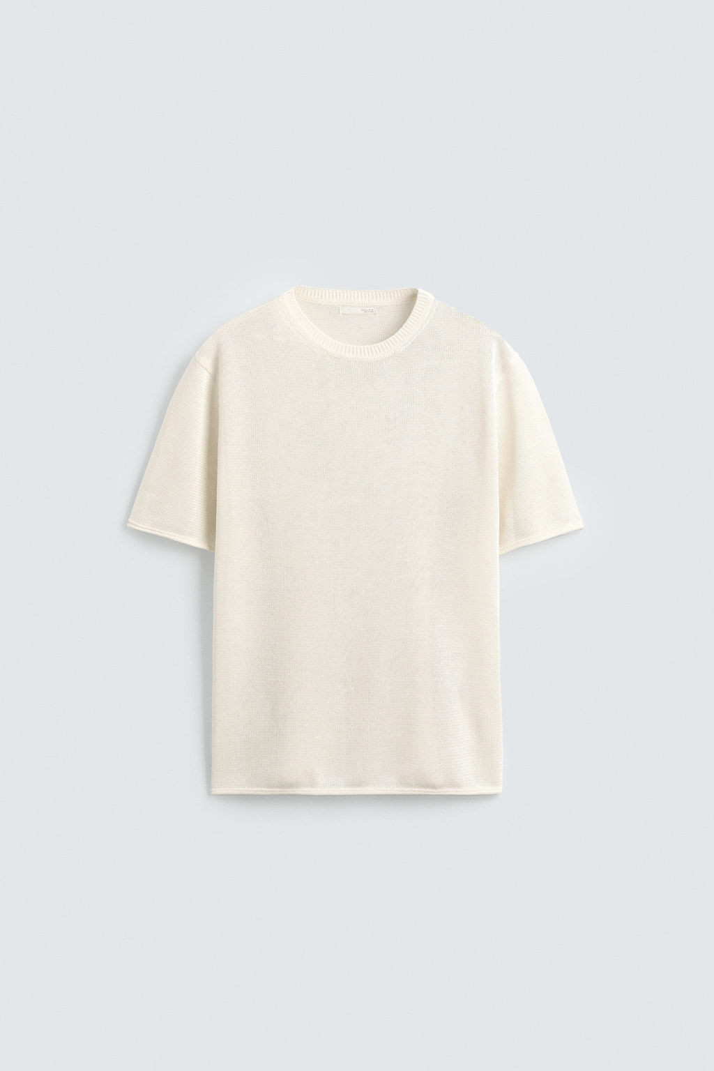 VISCOSE BLEND KNIT T-SHIRT - Zara фото 7