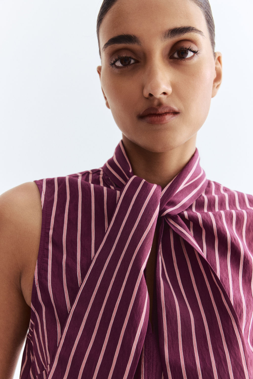 Blusa con lazada - H&m фото 3