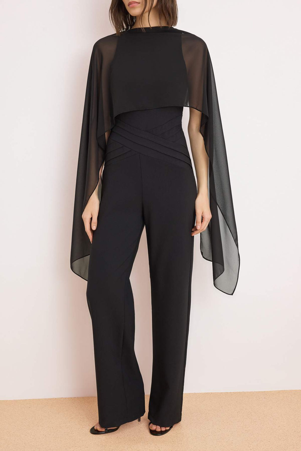 Siyah Fular ve Bel Detayl? Dokuma Tulum TPRSS26TU00005 - Trendyolmilla фото 3