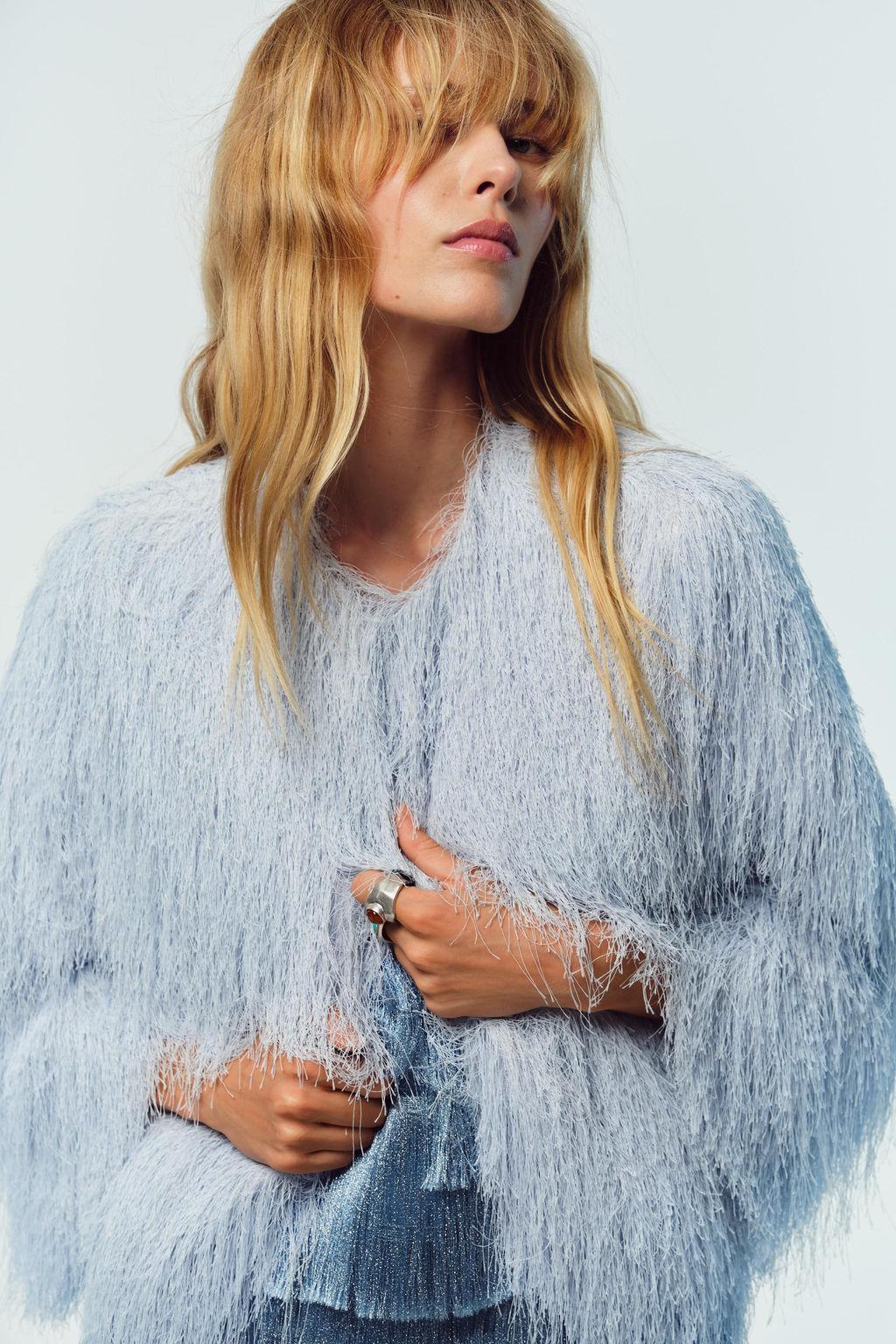 FRINGED JACKET - Zara фото 2